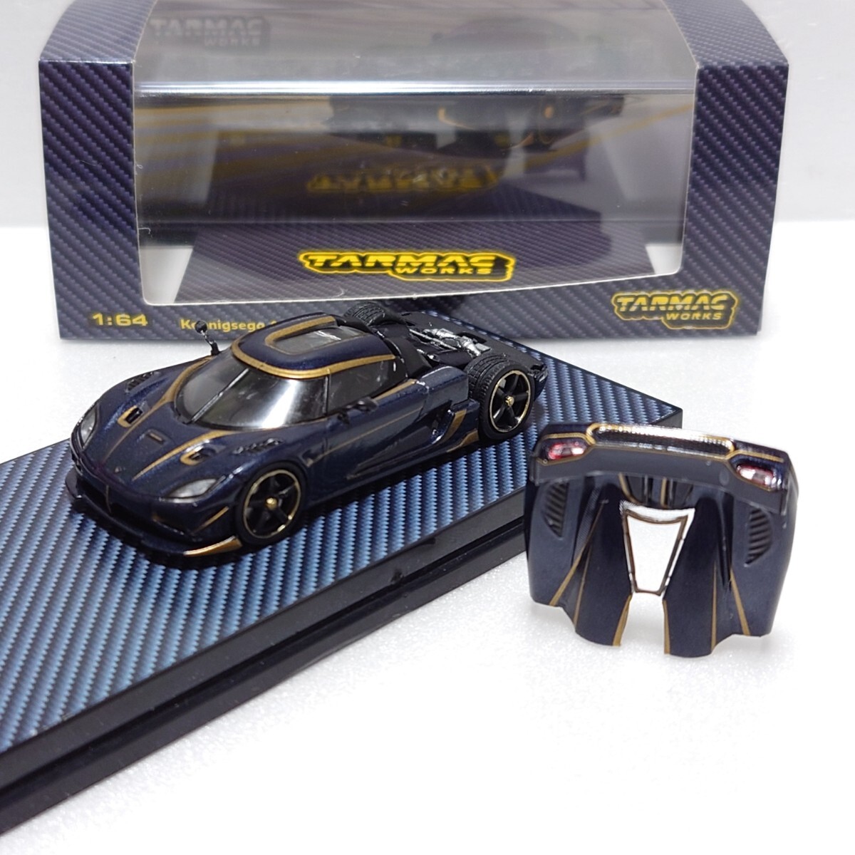 Tarmac 1/64 ケーニグセグ アゲーラRS カーボンエディション ターマックワークス Koenigsegg Agera Carbon Edition拍卖