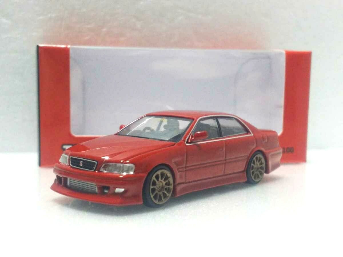 Tarmac 1/64 VERTEX トヨタ チェイサー JZX100 赤 レッド ターマックワークス Toyota Chaser 100系 ベルテックス Red拍卖