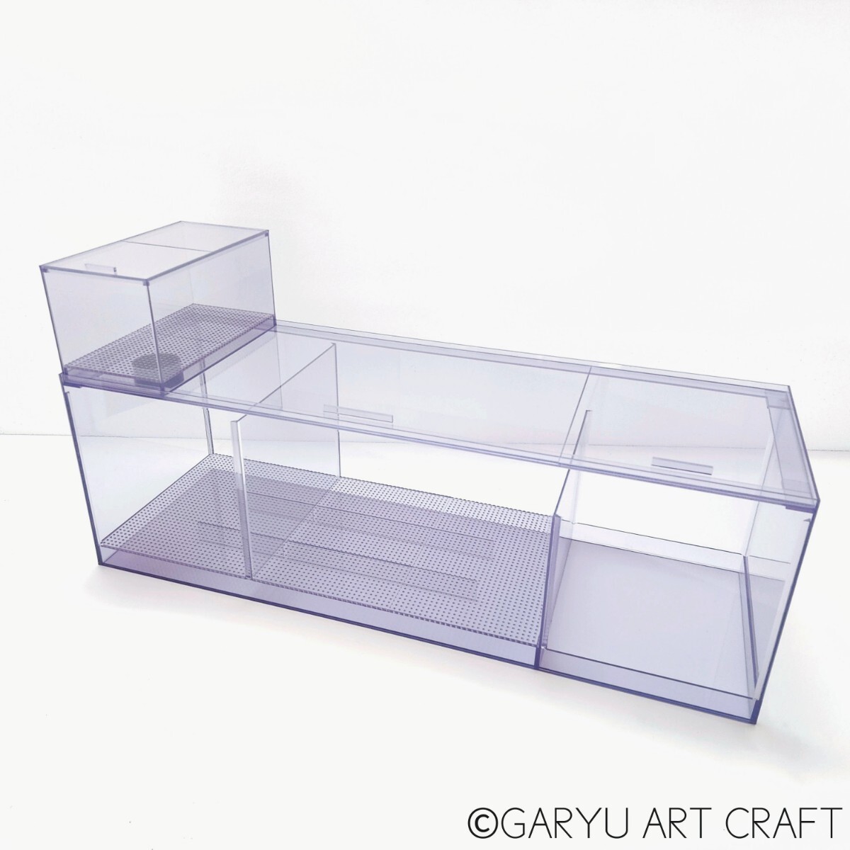 □国産3層式濾過槽□W900×D350×H300□BASIC-MODEL□GARYU ART CRAFT□ オーバーフロー水槽用□ウールボックス等完備□拍卖