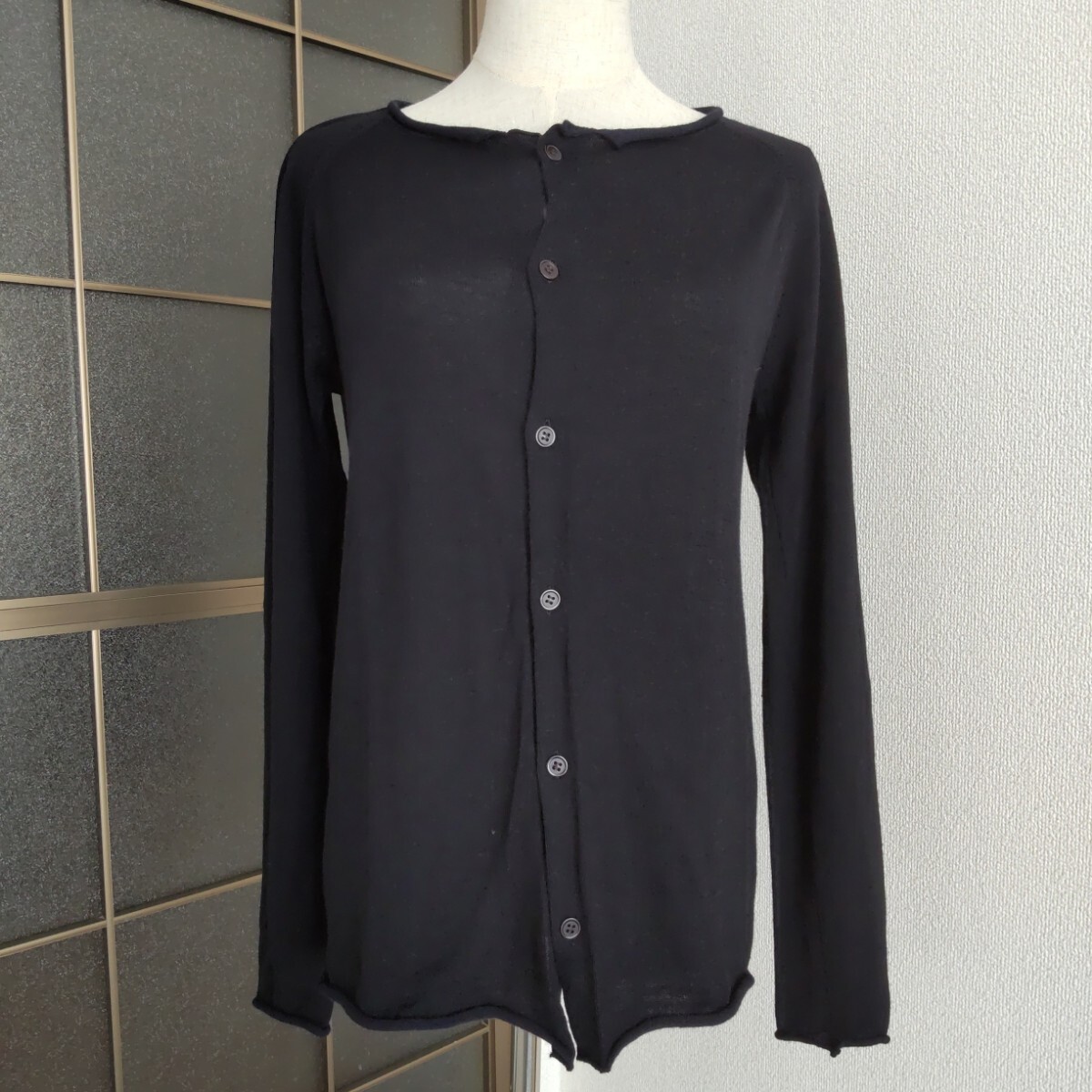 【Y's/ヨウジヤマモト】ウール 長袖 カーディガン拍卖