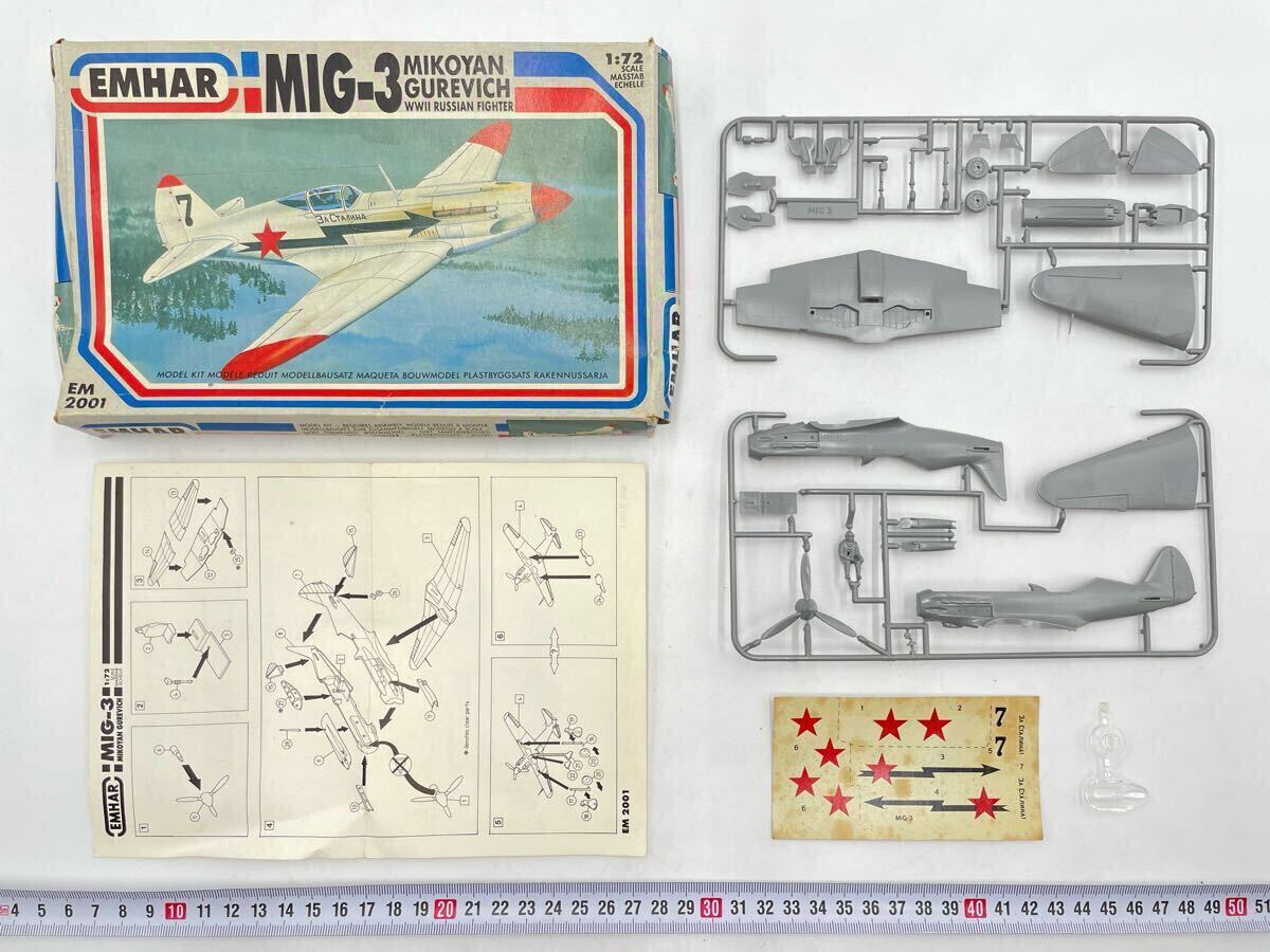 723-41《未検品です》プラモデル EMHAR MIG-3 MIKOYAN GUREVICH WWⅡRUSSIAN FIGHTER 1/72拍卖