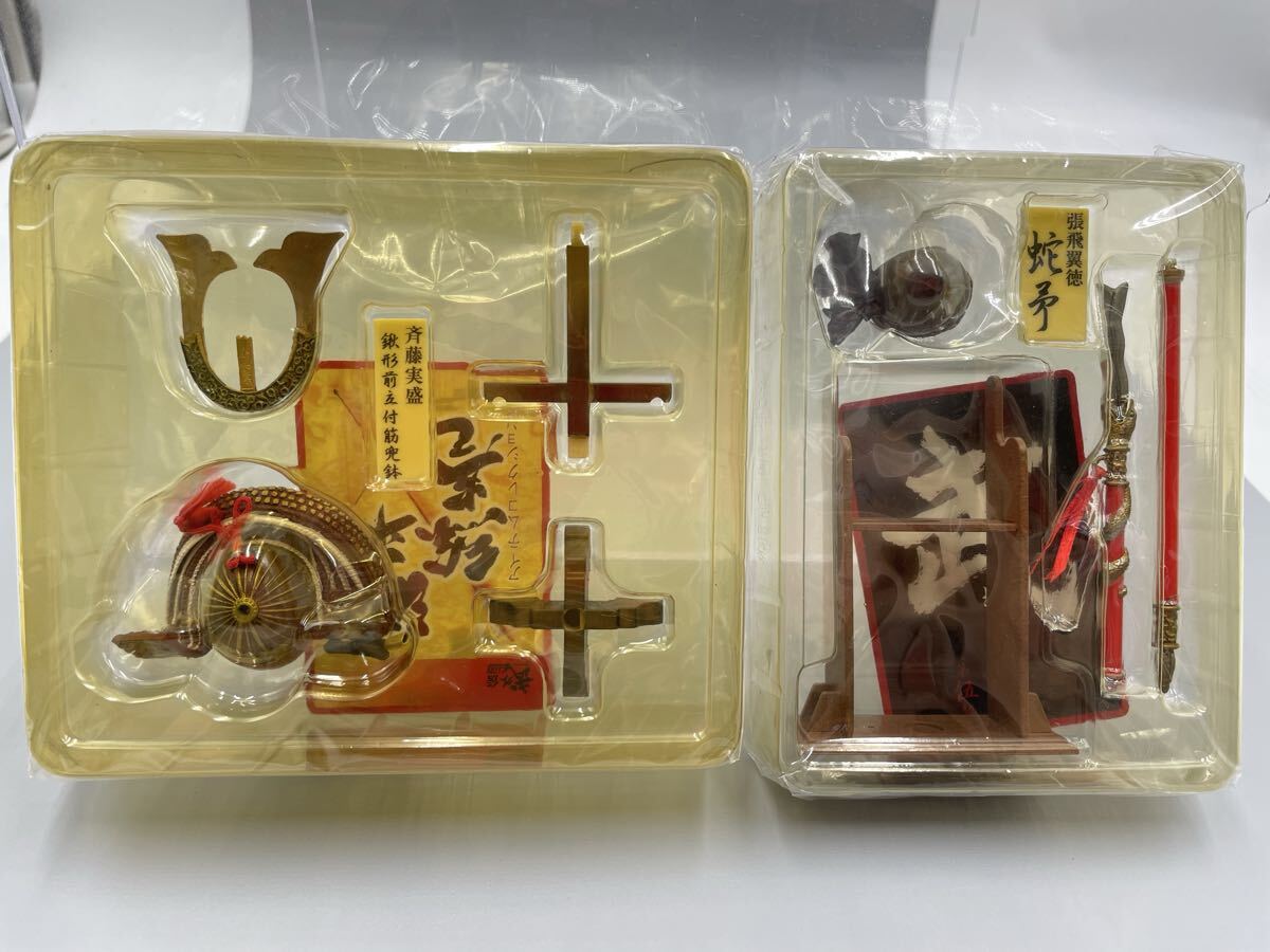 35【未検品です】2セット もののふ 武-MONONOFU-武器フィギュア 斉藤実盛 兜 張飛翼徳 蛇矛 世界の武具 観賞用コレクションモデル 拍卖