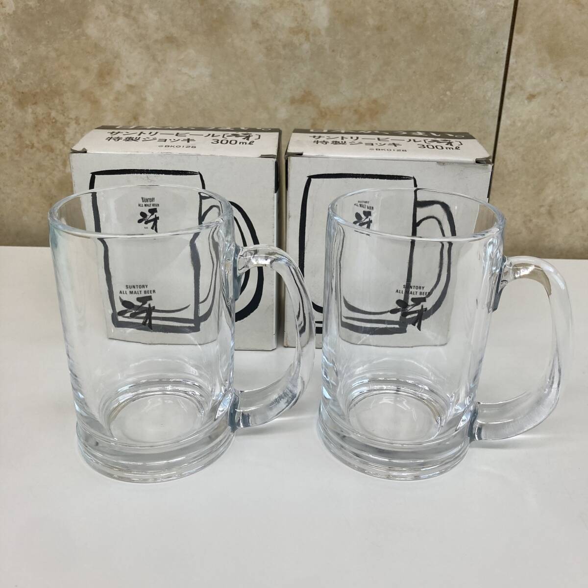 【中古】サントリービール特製ジョッキ『冴』300ml 3個拍卖