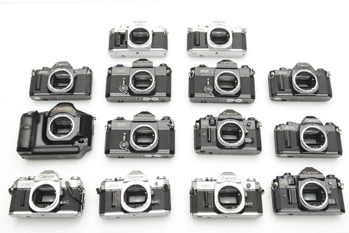 ★訳あり大特価★ Canon キヤノン A-1 ×2 / AE-1 ×3 / T90 ×1 / AV-1 ×5 / EF ×3 ★14個まとめ★ AU4582#36151#00033拍卖