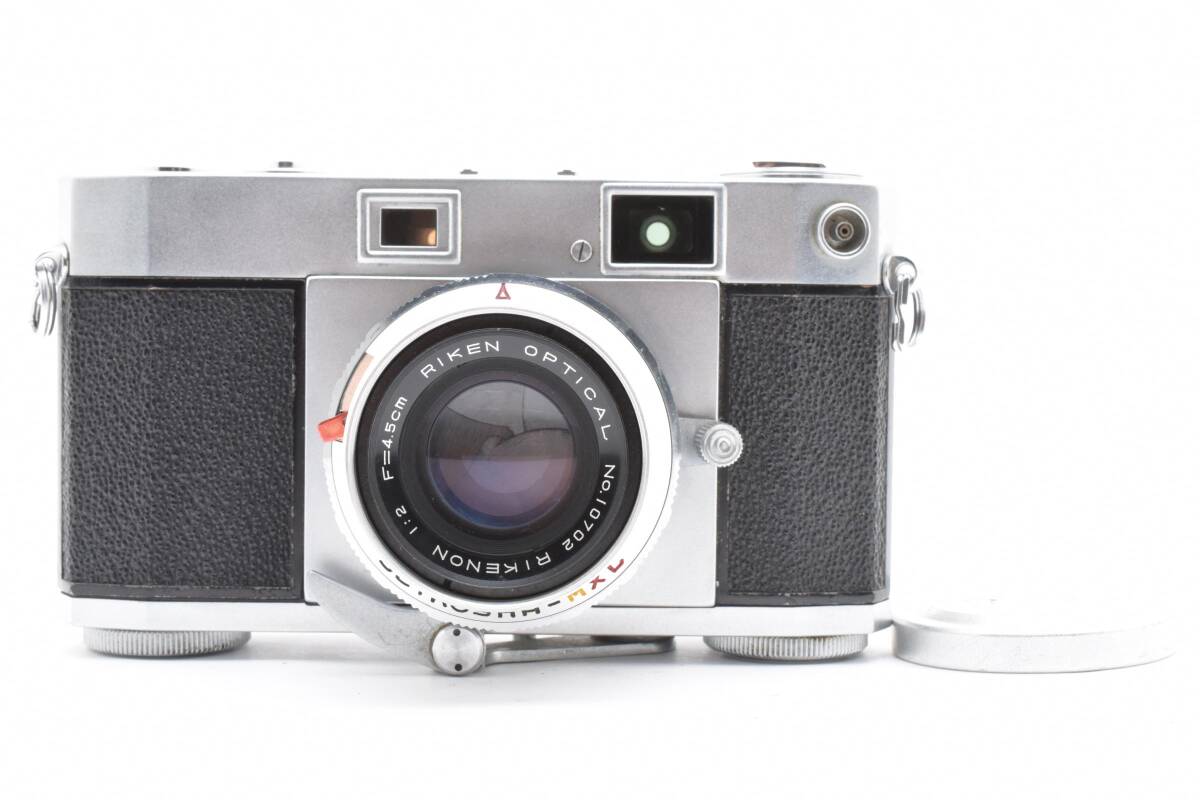 ★希少品★ Ricoh リコー 35 De Luxe RIKENON F2 4.5cm シャッター全速度OK AU4658#0341#0004拍卖