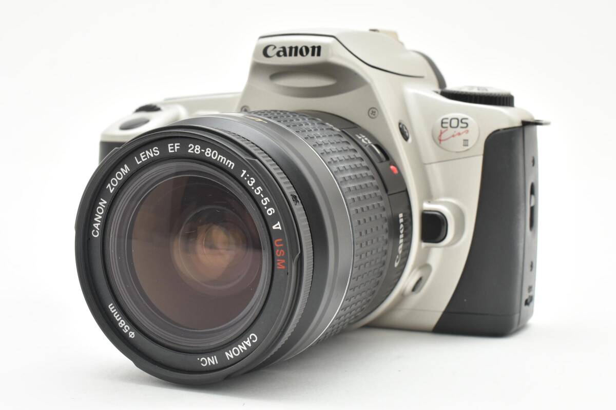 ★実用品★ Canon キヤノン EOS kiss III / EF 28-80mm F3.5-5.6 V USM レンズセット AU4716#093#00054拍卖