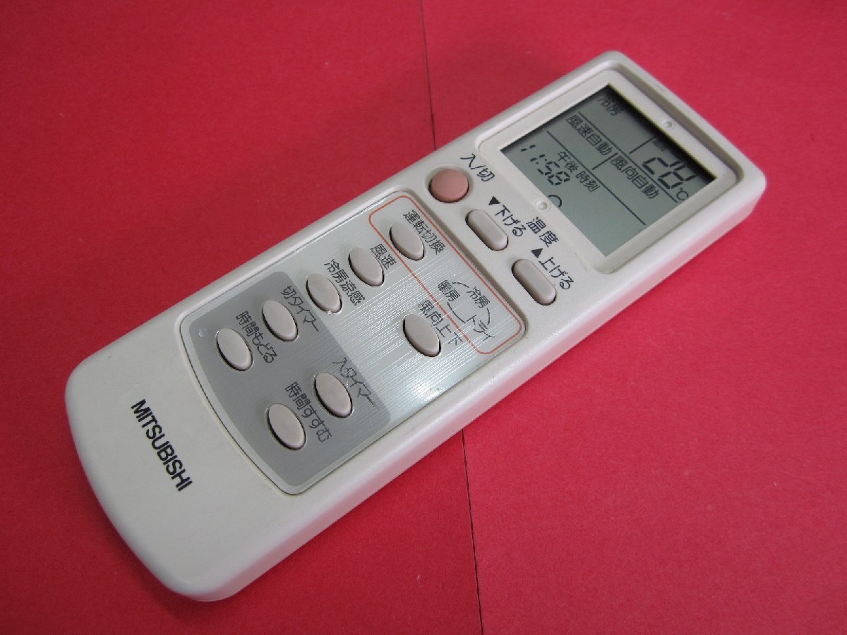 HRZ-6■三菱 液晶パネル欠品 エアコンリモコン EG01 動作保証拍卖