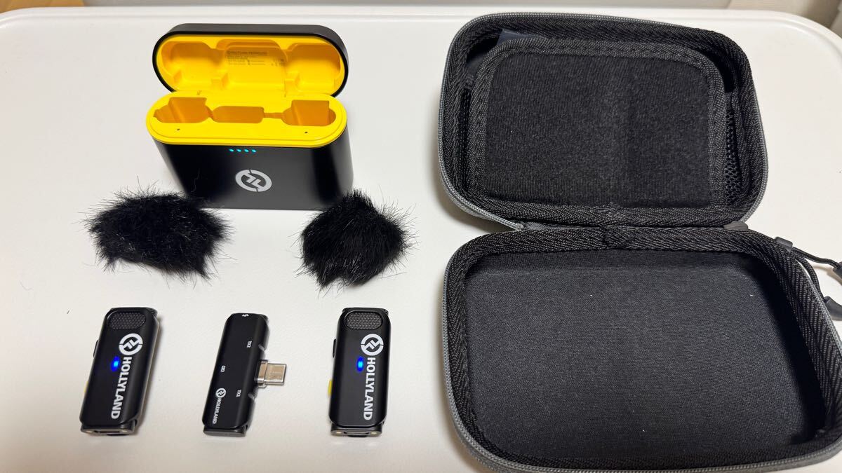 Hollyland Lark C1-ワイヤレスマイク-ピンマイク-スマホ外付けマイク Androidシリーズ用対応 USB-C拍卖