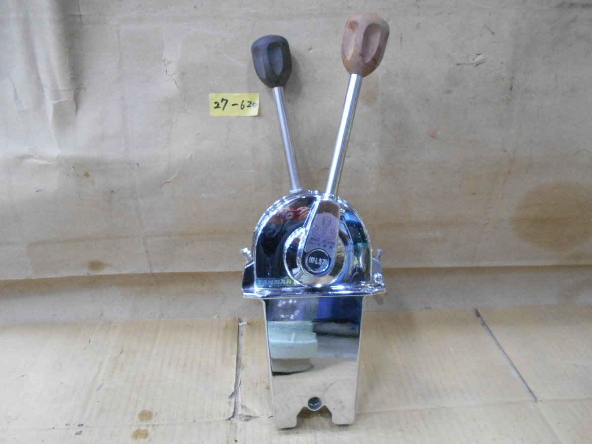 ㈱ハイレックスコーポレーション HI-LEX ハイレックス 2レバー リモコンボックス クラッチ&スロットル用 中古品 27-620拍卖