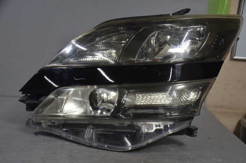 ヴェルファイア 24Z 前期(ANH20) 純正 イチコー 左 ヘッドライト バラスト付 HID キセノン レベライザー付 202 58-23/ 81150-58150 k074065拍卖