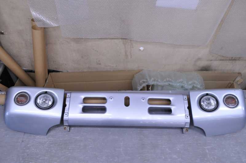 パジェロミニ 中期(H58A H53A) 純正 動作保証 フロントバンパー 3点 セット A31 MR351420 MR351419 6400B100 6400B101 k090206拍卖