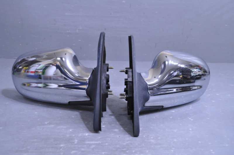 ミラ ジーノ 後期(L700S) 純正 動作保証 メッキ ドアミラー 左右セット 手動格納 手動調整 右 左 /87910-97245-000 k089737拍卖