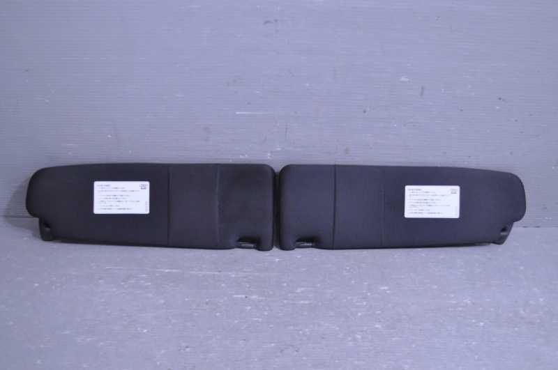 アウディ TTクーペ ターボ 右ハンドル (BNBVR) 純正 破損無 取付OK サンバイザー 左右 セット 鏡付 右左 k091229拍卖