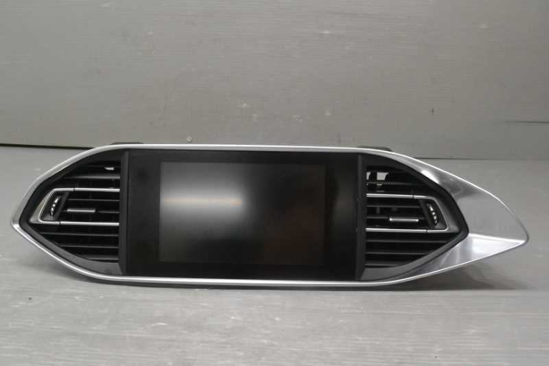 プジョー 308 前期 右ハンドル(T9W YH01) 純正 VALEO 動作保証 マルチモニター エアコン吹出口 セット k086553拍卖