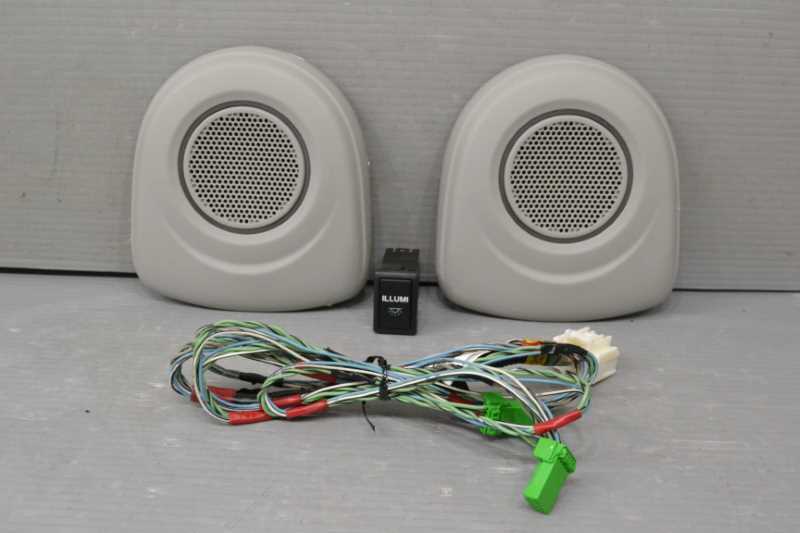 パレット SW 後期(MK21S) 純正 動作保証 リアスピーカー 左右 セット イルミスイッチ 配線付 29238-82K00 /39102-82KB0 k087125拍卖