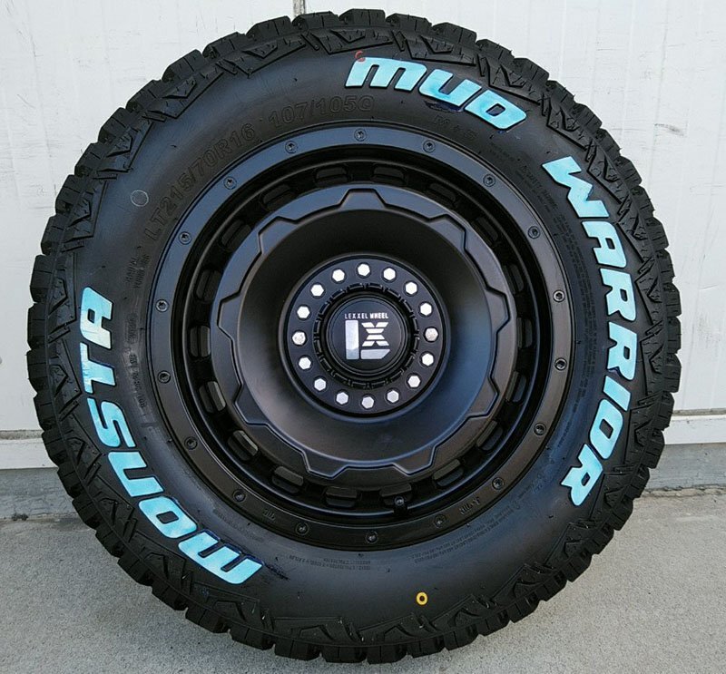 新品 4本 ジムニー シエラ タイヤホイールセット モンスタ マッド ウォーリア 215/70R16 16インチ SwaGGer スワッガー拍卖