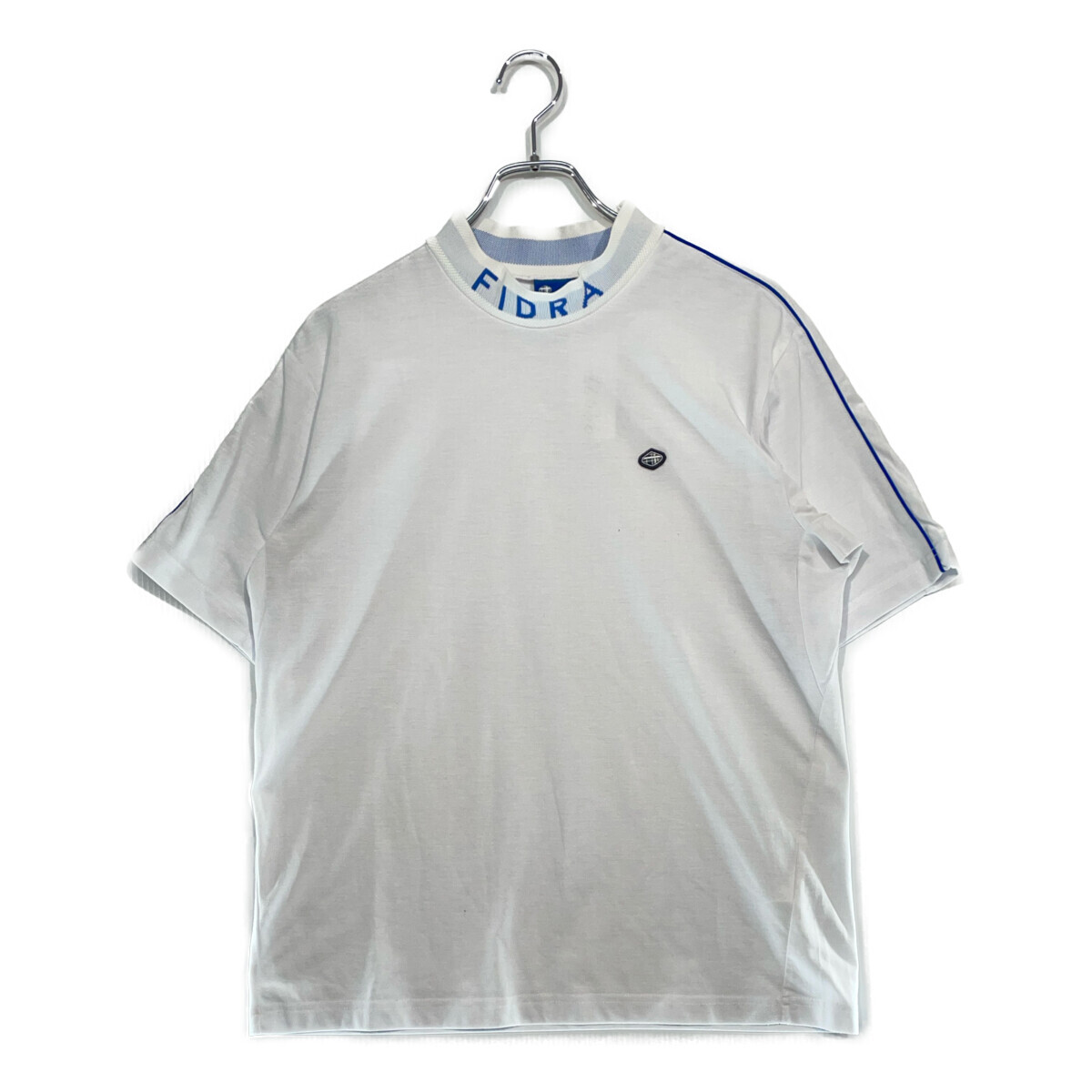 coco 中古【値下げ】 フィドラ FIDRA メンズ 半袖シャツ L 白 ホワイト モックネック レターパックプラス発送可 99479拍卖