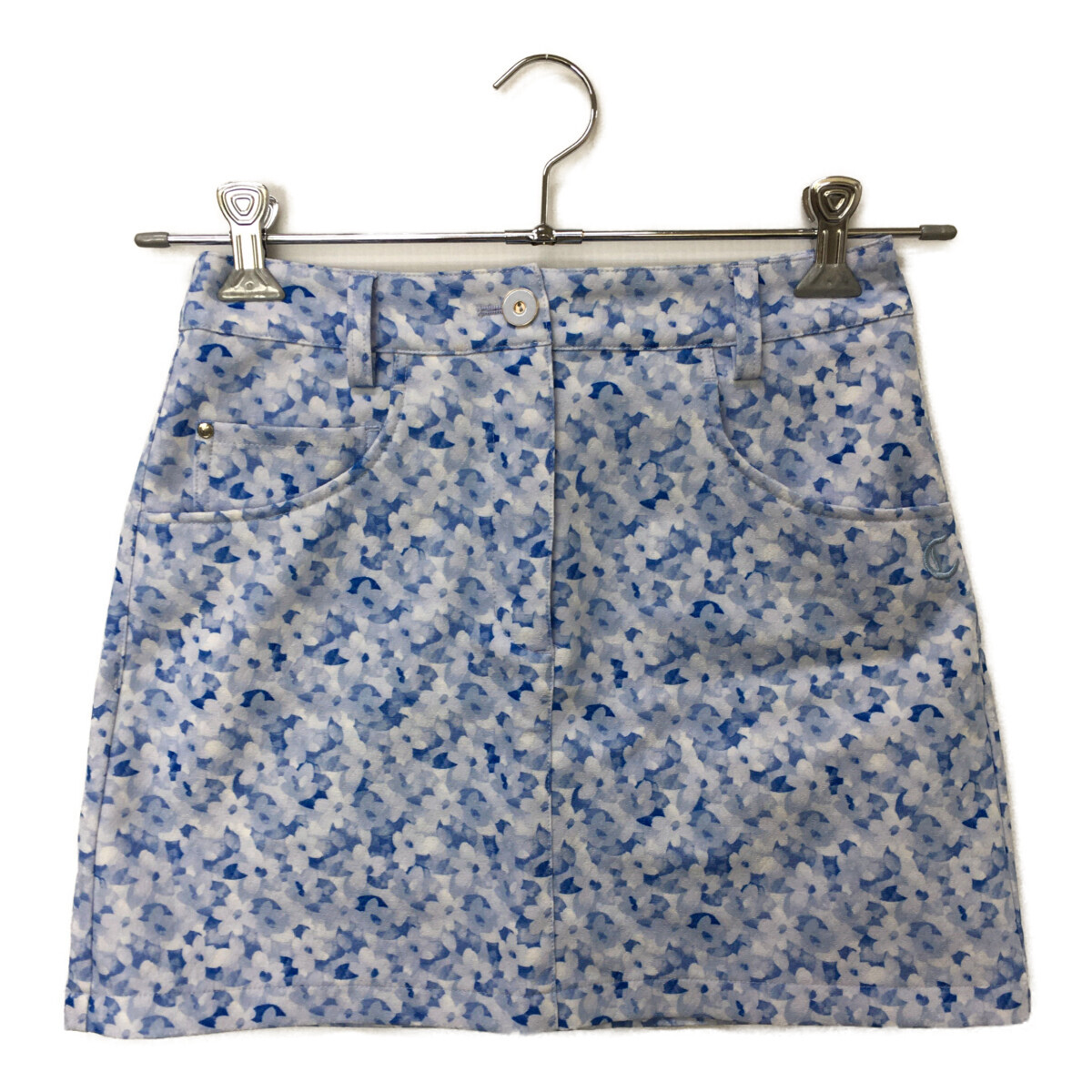 coco 中古【SALE】 キャロウェイ Callaway レディース スカート SS 青系 小花柄 小さいサイズ レターパックプラス発送可 K012135拍卖