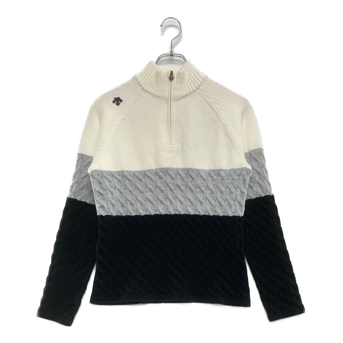coco 未使用品【SALE】デサントゴルフ DESCENTE GOLF レディース ニット M 白ハーフジップ レターパックプラス発送可 106979拍卖