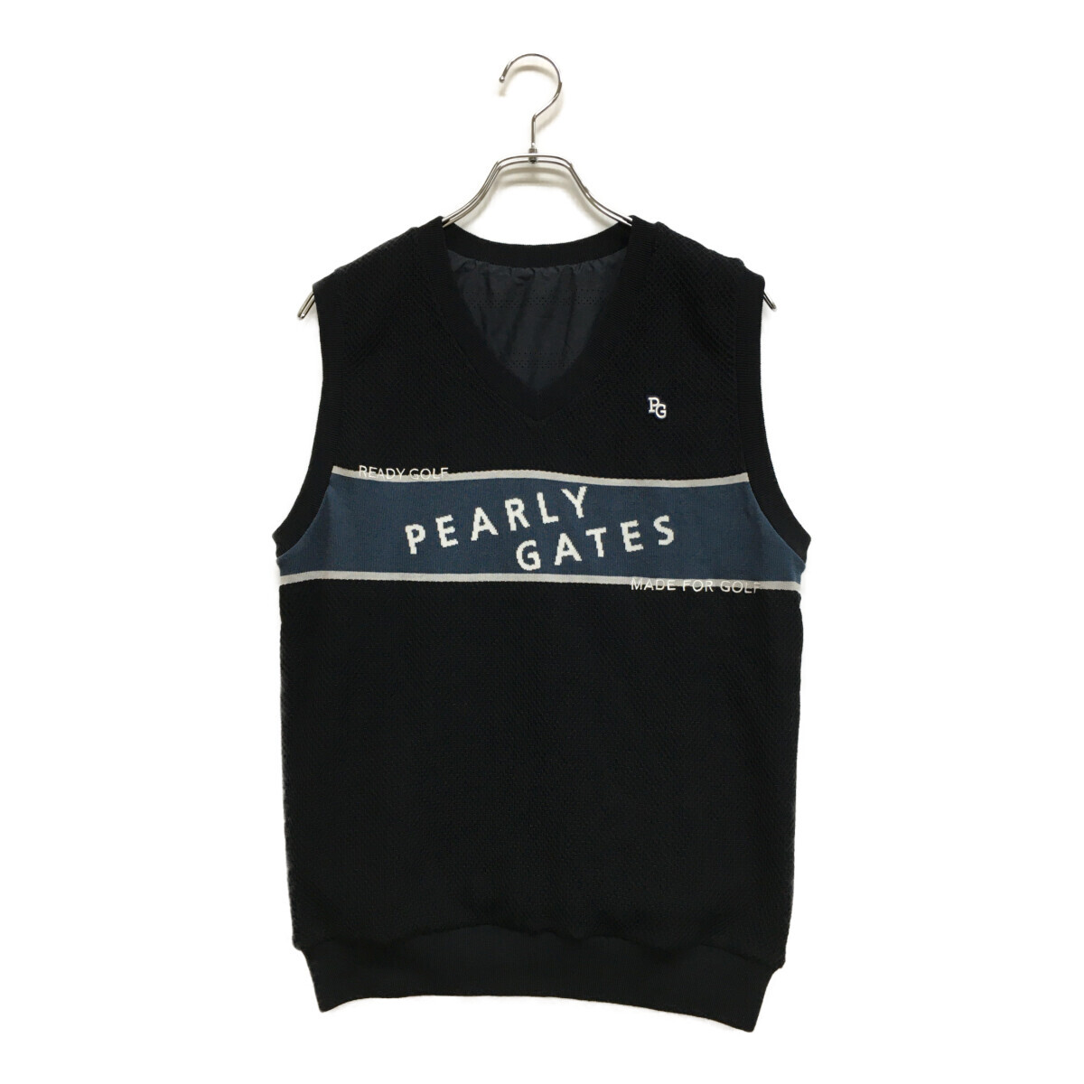 coco 未使用品【SALE】 パーリーゲイツ メンズ ベスト 4(M) ネイビー 紺 2024モデル リバーシブル レターパックプラス発送可 K012690拍卖