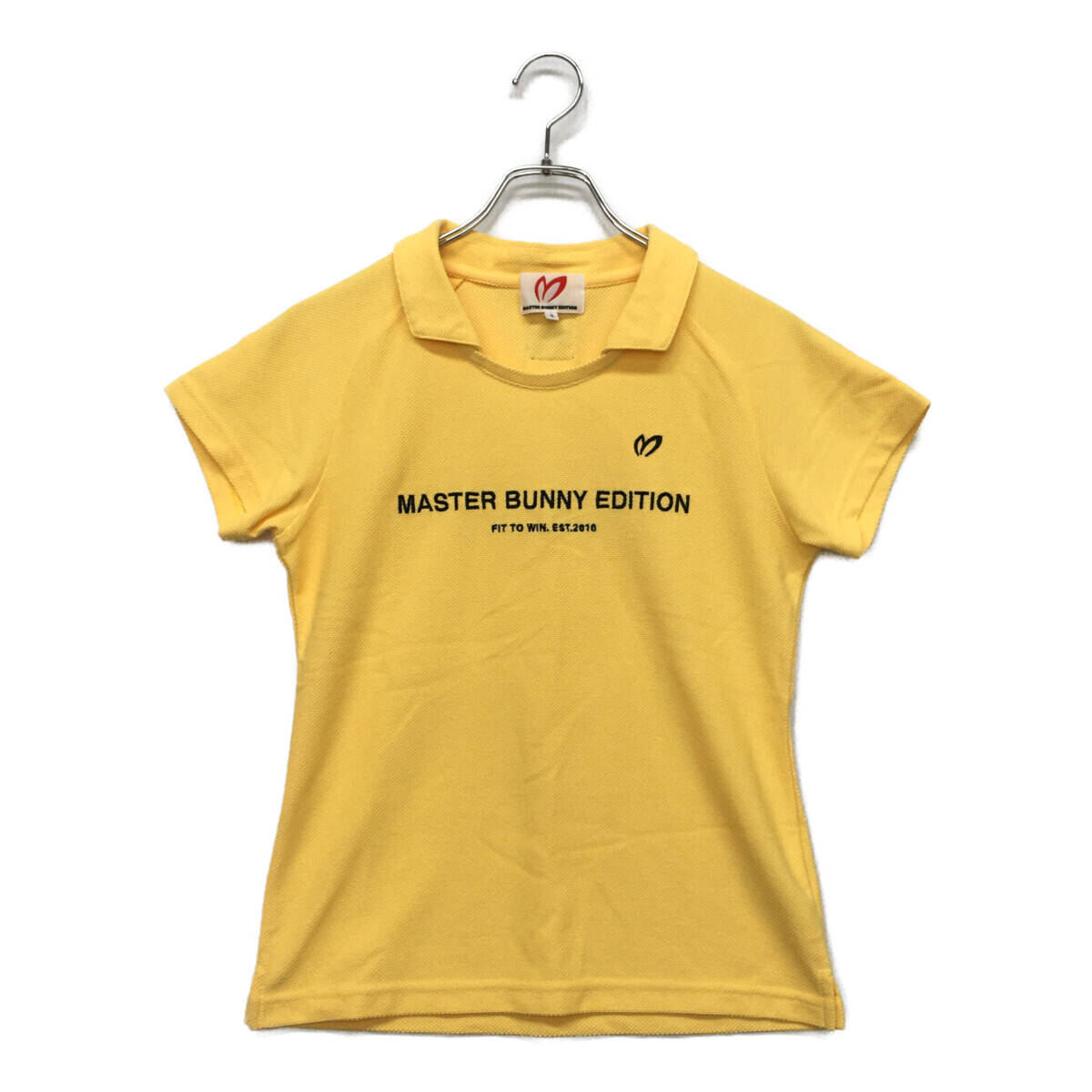 coco 中古【SALE】 マスターバニーエディション レディース 半袖シャツ 0(S) 黄 襟付 ロゴ刺しゅう入 レターパックプラス発送可 89283拍卖