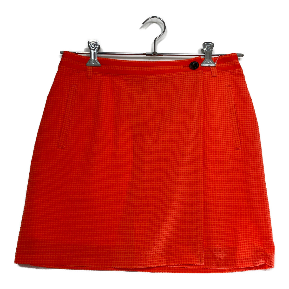 coco 中古【値下げ】 ゾーイ ZOY レディース スカート 40(L) オレンジ サッカー生地 メッシュ裏地付き レターパックプラス発送可 118218拍卖