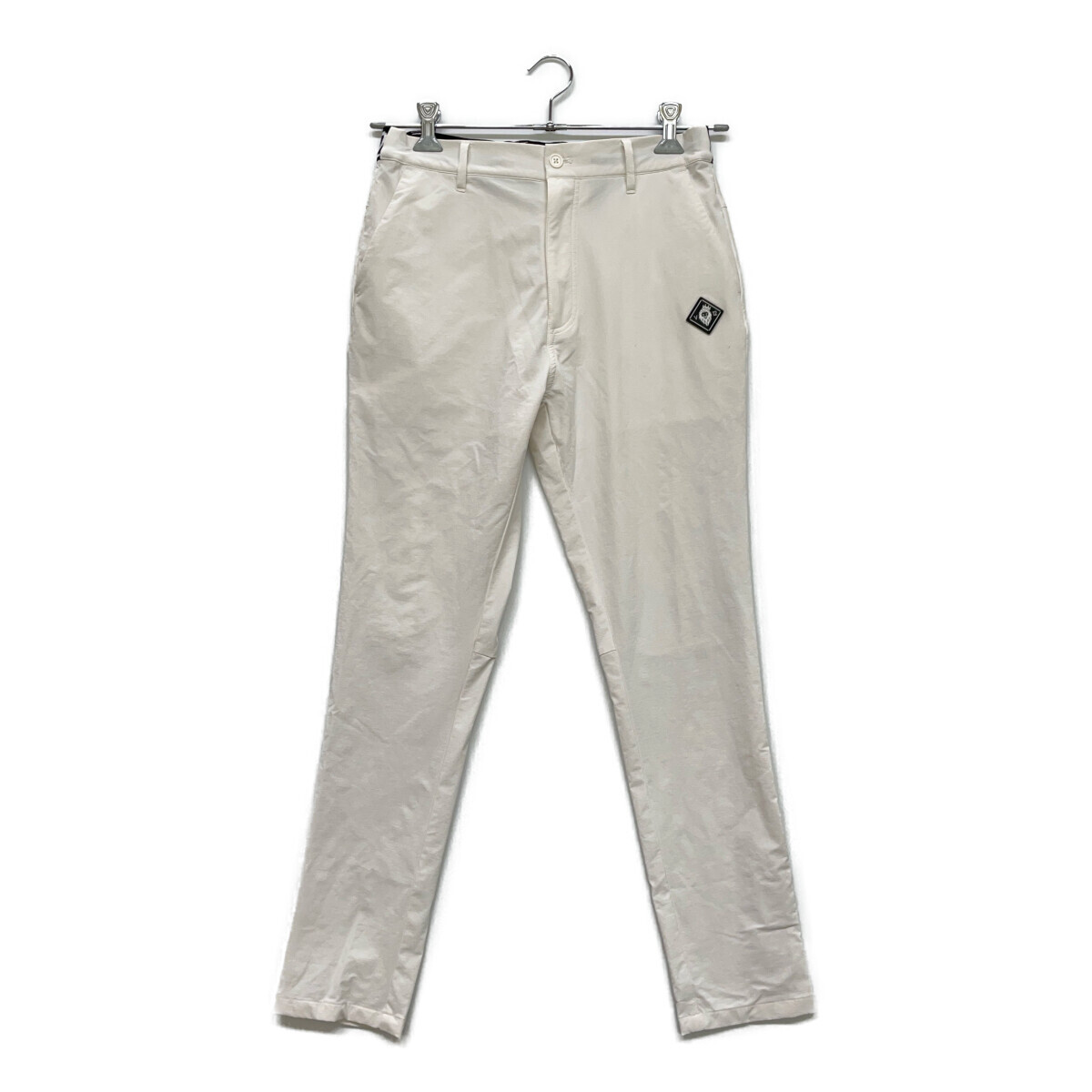 coco 中古【SALE】 ヴィ・トゥエルヴ V12 レディース パンツ 1(M) 白 ホワイト ナイロン ロゴ入り レターパックプラス発送可 91797拍卖