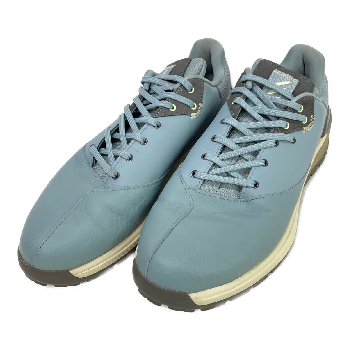 coco 中古 アディダスゴルフ adidas GOLF ゴルフシューズ 28cm 水色 ライトブルー スパイクレス K019282拍卖