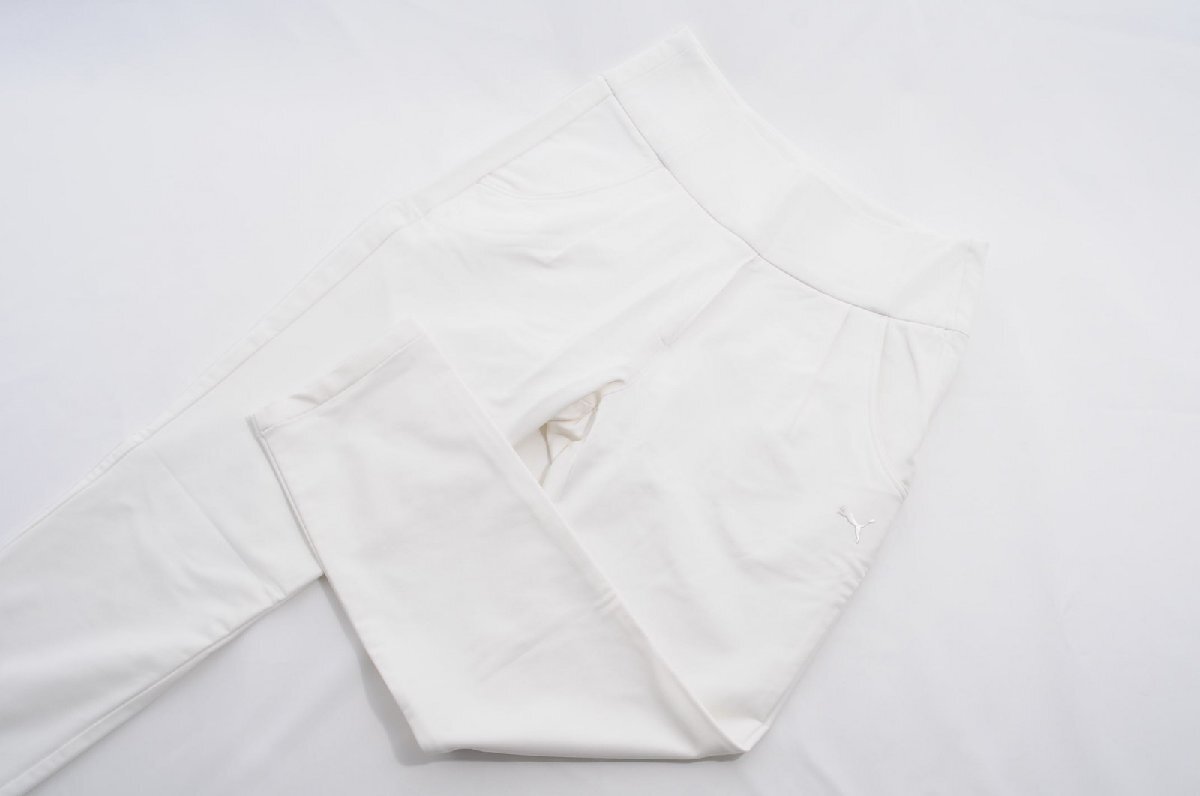 coco 中古【SALE】 プーマ PUMA レディース パンツ M 白 ホワイトストレッチ レターパックプラス発送可 61215拍卖