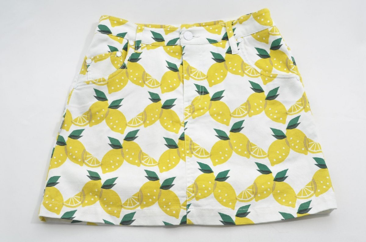 coco 中古【SALE】 マスターバニーエディション レディース スカート 0(S) 白×黄 レモン柄 レターパックプラス発送可 78505拍卖