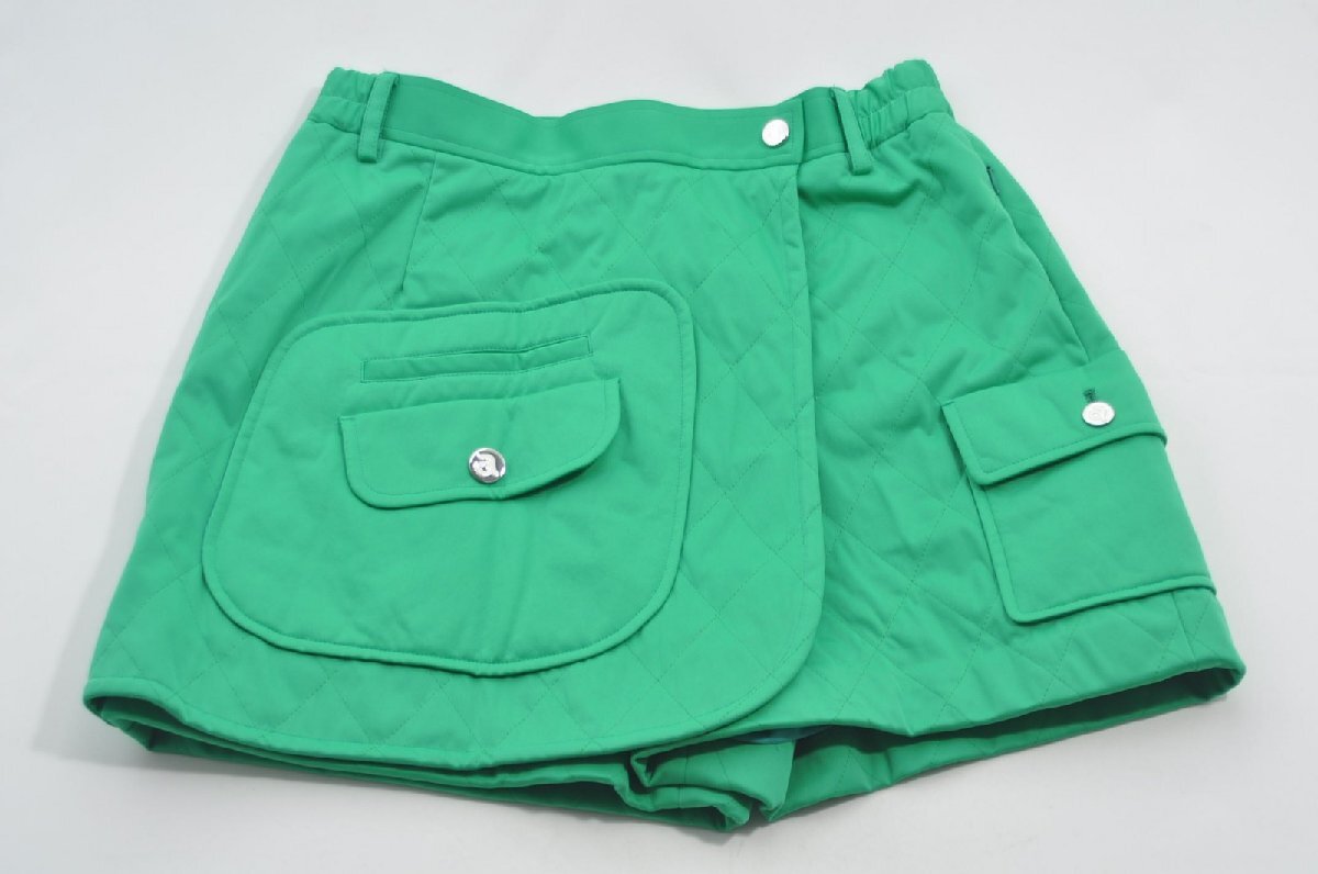 coco 中古【SALE】 アルチビオ レディース ショートパンツ 38(M) 緑 スカート風 裏起毛 裏地付き レターパックプラス発送可 82694拍卖