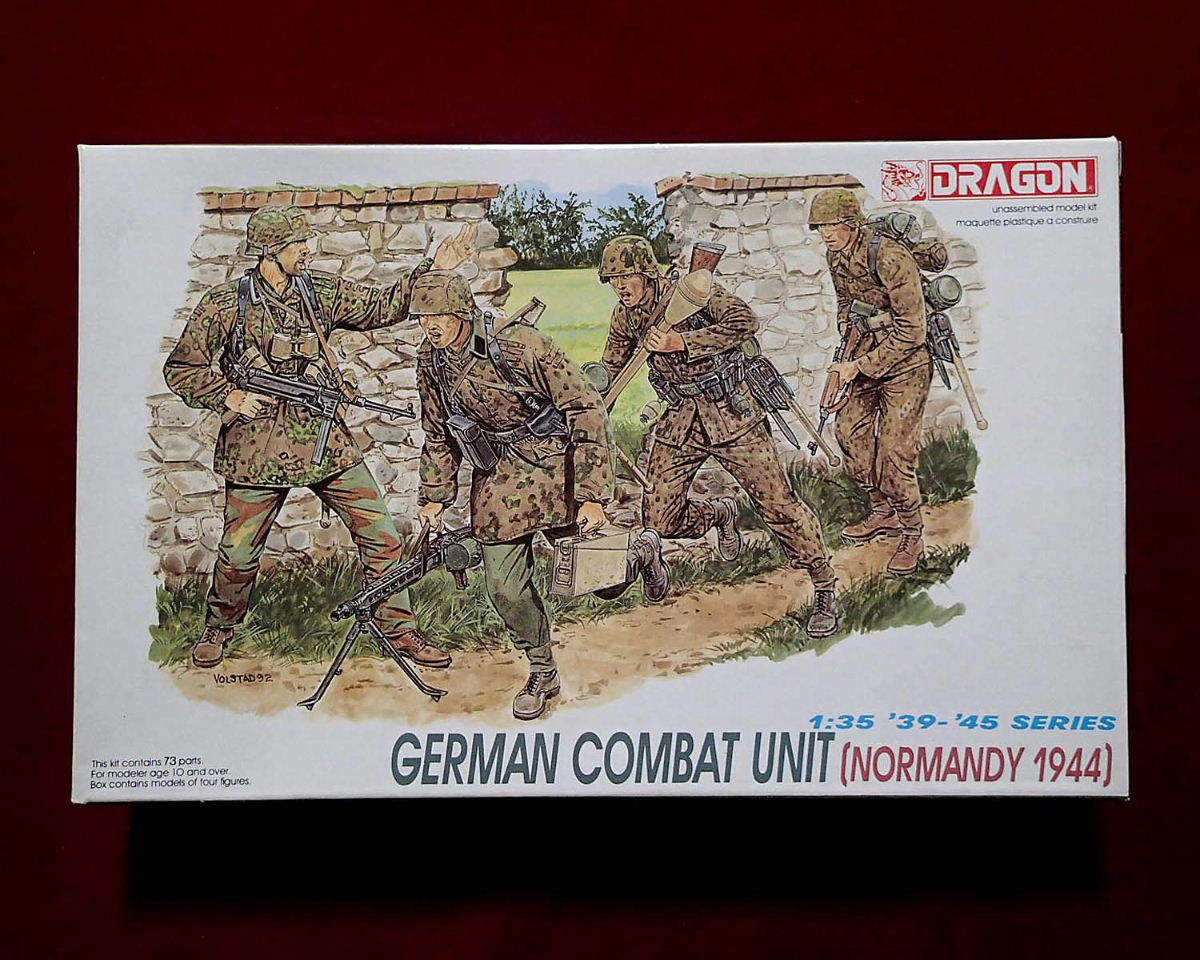 ★ドラゴン(6003) 1/35 ドイツ軍 武装親衛隊(4体入) ノルマンディ 1944(クリックP:185円他)拍卖