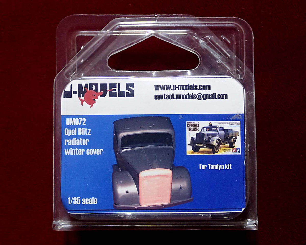 ★U-モデル(UM072) 1/35 オペルブリッツ 冬期用ラジエタ-カバー(レジン製、タミヤ用)ケース未開封(定形外260円他)拍卖