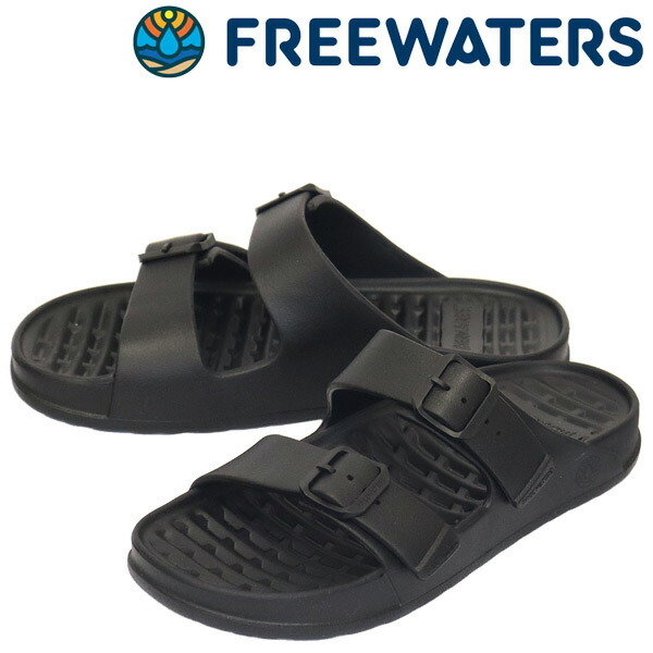 FREE WATERS (フリーウォータース) UO-010 Cloud9 Explorer クラウドナイン エクスプローラー 2ストラップ スポーツ サンダル Black FW017拍卖