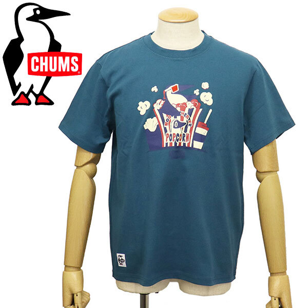 CHUMS (チャムス) CH01-2349 Booby Theater T-Shirt ブービーシアターTシャツ CMS152 T001Teal XL拍卖