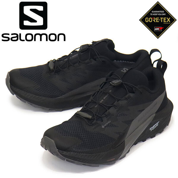 Salomon (サロモン) L47147200 SENSE RIDE 5 GORE-TEX トレイルランニングシューズ Black x Magnet x Black SL027 26.0cm拍卖