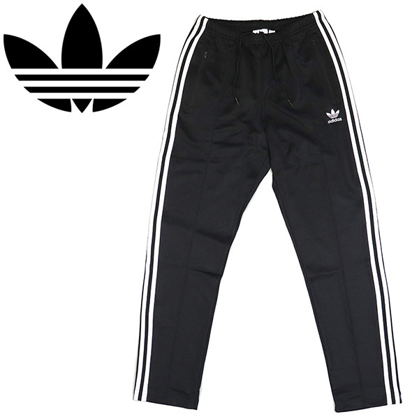 adidas (アディダス) EEP85 II5764 BECKENBAUER TP ベッケンバウアー トラックパンツ ジャージ ブラック/ホワイト AD335XL拍卖