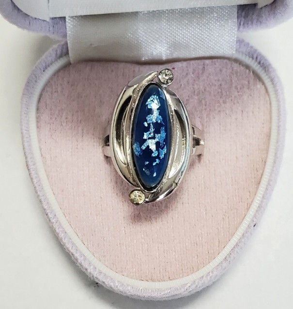 七宝焼き 指輪 レディース アクセサリー 5,5g 12号~(調整可) きれいめ拍卖