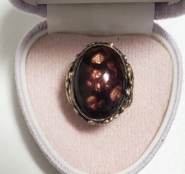 七宝焼き 指輪 レディース アクセサリー 9,1g 12号~(調整可) ヴィンテージ拍卖