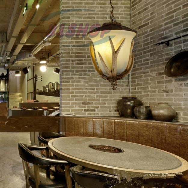 「81SHOP」極美品★鹿の角ペンダントライト 天井照明器具シーリングライトシャンデリア 吊り下げ照明インダストリアル インテリア工業 照明拍卖