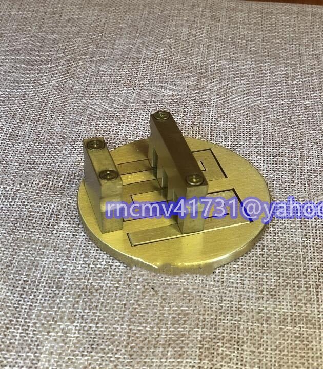 「81SHOP」極美品★光明流 佳品 印香 真鍮製磨き仕上げ7CM拍卖