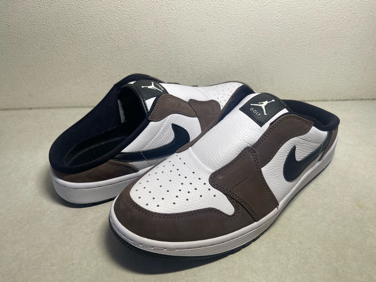 AIR JORDAN 1 GOLF MULE エア ジョーダン 1 ゴルフ ミュール バロックブラウン US9 未使用新品 FJ1214-200拍卖