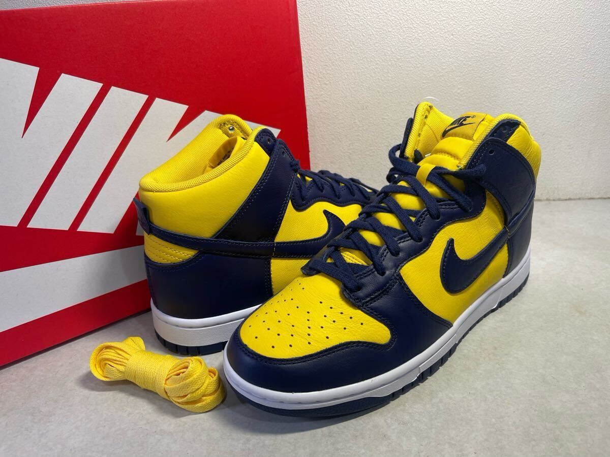 NIKE DUNK HIGH RETRO SE ダンク ハイ レトロ MICHIGAN ミシガン 2025 US9.5 未使用新品 HF3143-700 拍卖