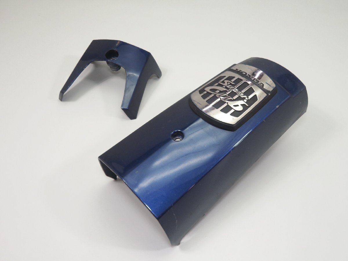 ◆スーパーカブ50カスタム/AA01 FI 純正 フロント ネック カバー/カウル 紺/青 検 ノーマル カスタム 1 C50 C70 C90 HA02 上下拍卖