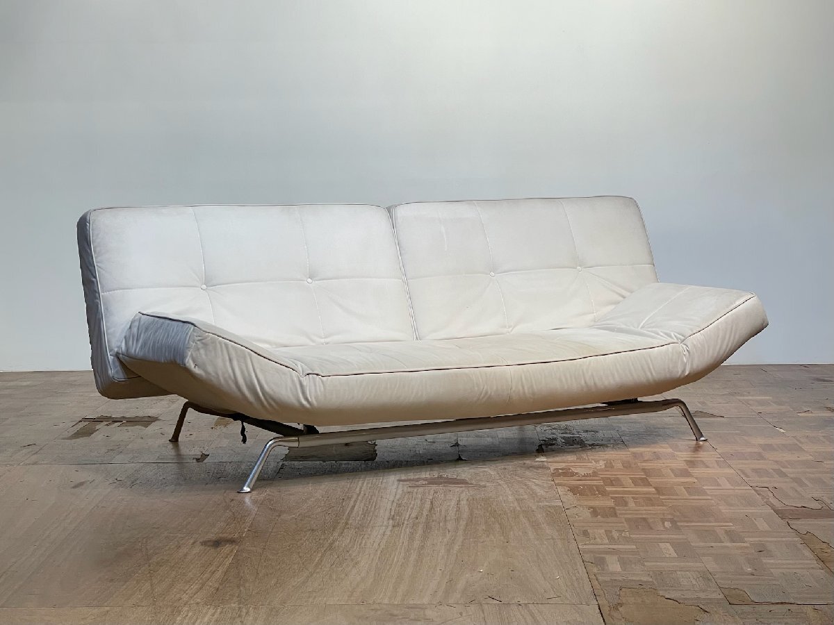 -os4341|ligne roset 名作 Pascal Mourgue ウルトラスエードレザー SMALA/スマラ トリプルチェンジダブルソファ|リーンロゼ カッシーナ拍卖
