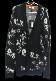 BALR.ボーラー新品メンズアルパカ混カーディガンMサンプル伊製拍卖