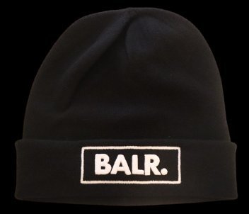 BALR.ボーラー新品メンズニット帽黒サンプル16500円拍卖