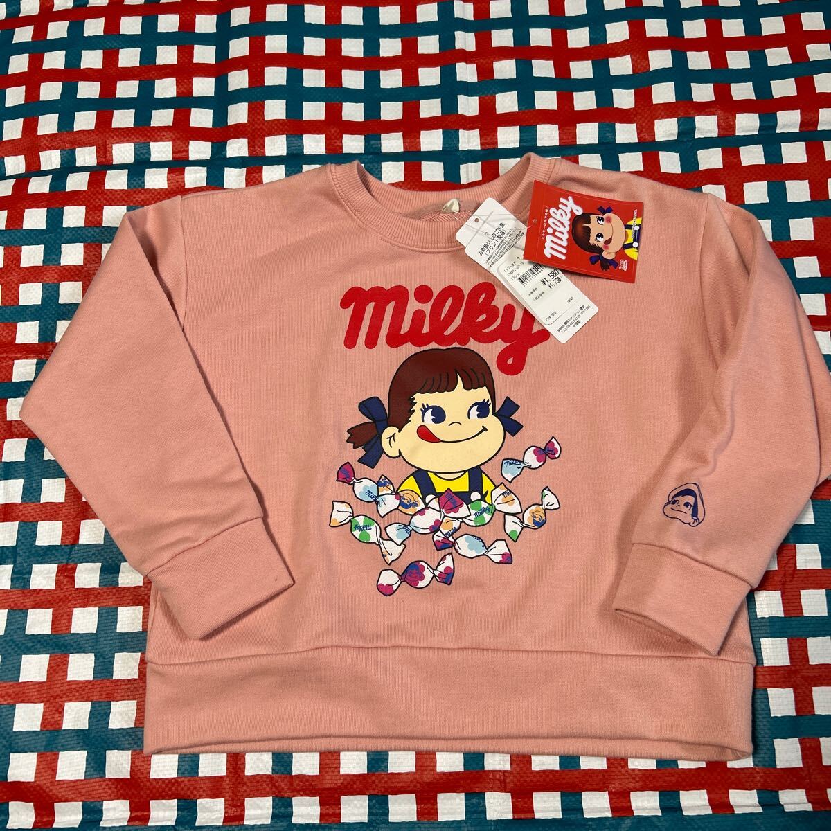 130『ミルキー ペコちゃん』長袖トレーナー拍卖