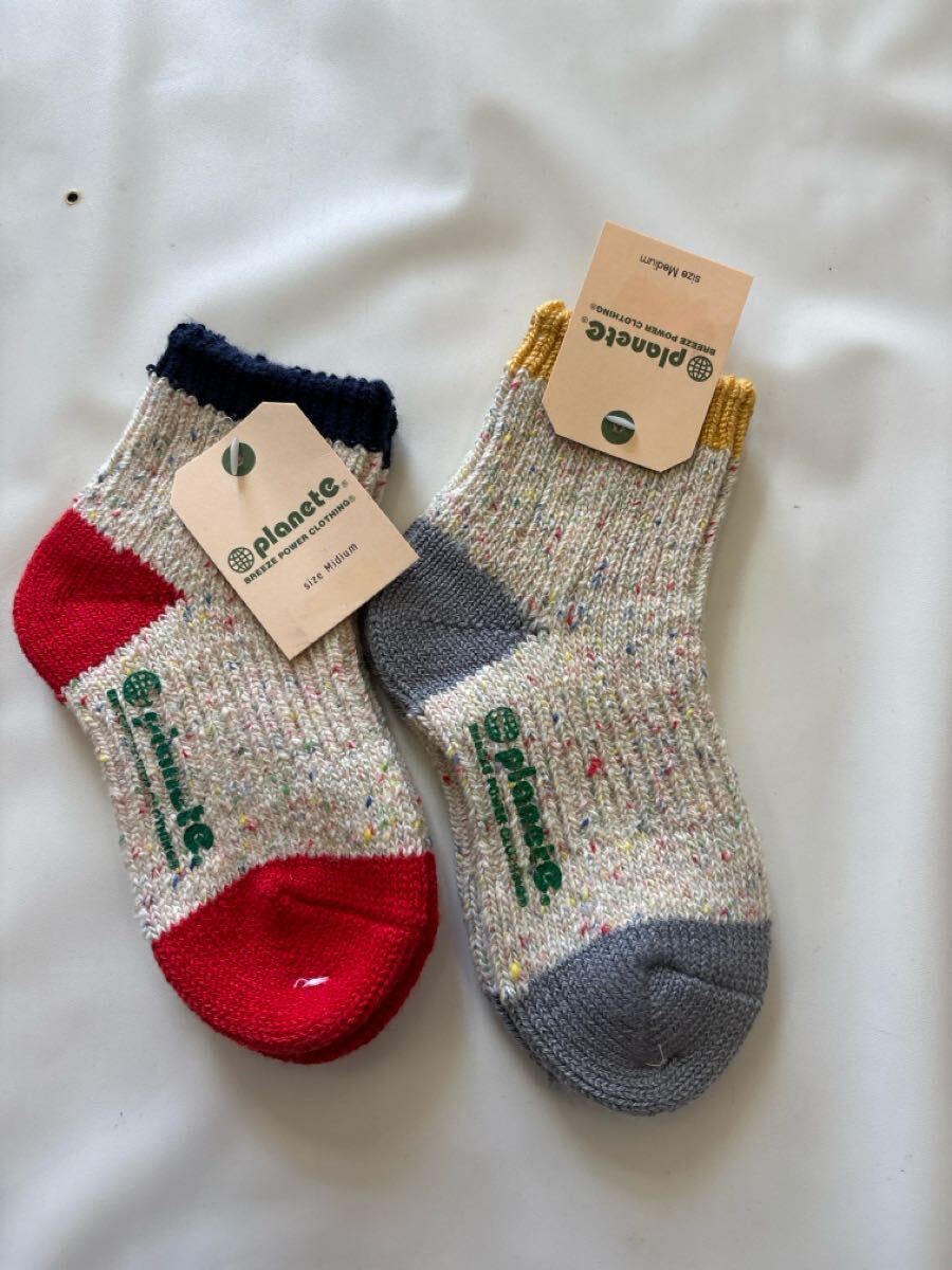 新品 プラネット planete ソックス 2足セット拍卖