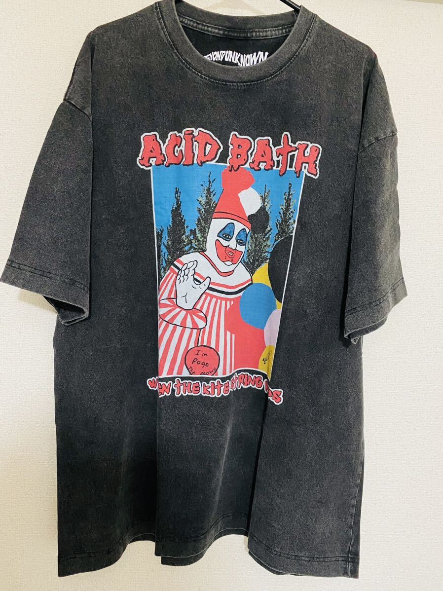 アシッドバス ピエロ Tシャツ XL 新品未使用 acid bath拍卖